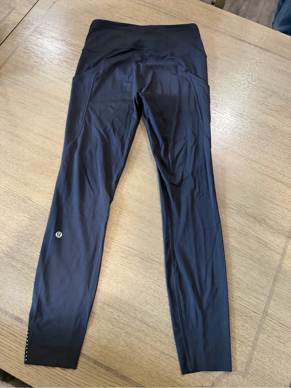lululemon athletica Black High-Rise Leggings with Side Pockets